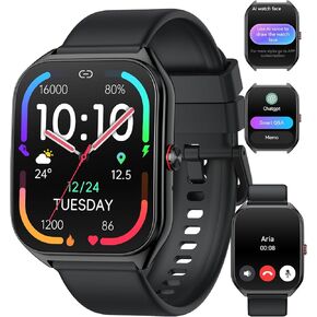 Smart Watch, Smart Watches for Men Women 110 Sport Modes Fitness Watch for iOS Android Watch with Sleep Heart Rate Monitor, Pedometer, IP68 Waterproof Smartwatch in Kuwait