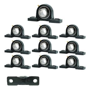 MAPLE ACE UCP206-18 Pillow Block Bearing 1-1/8" Bore, 2-Bolt, Self-Aligning, Solid Base, Heavy Duty (Qty 2) in Kuwait