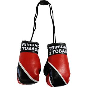 Trinidad and Tobago - Novelty Mini Boxing Gloves with Black Snap Connection in Kuwait