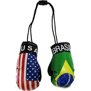 USA and Brazil Mini Boxing Gloves in Kuwait