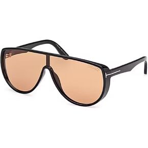 Tom Ford Achilles Photochromatic Brown Shield Men's Sunglasses FT1182 01E 00 in Kuwait