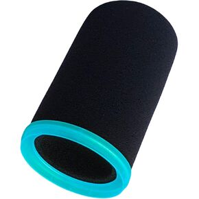 SM7b Foam Cover for Shuer SM7B, MV7 POP Filter RK345 Replacement, Windscreen with Colored Retaining O-Ring Identified Seat (Cyan) in Kuwait