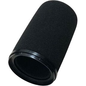 Replacement Pop Filter for Shure SM7B Microphone - High Density RK345 Windscreen Black Foam Cover with Plastic Retainer Ring - Reduces Plosives Background Noise in Kuwait