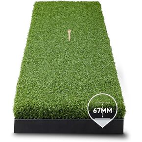 Golf Hitting Strips, Professional Grade Realistic 30″ x 12″ x 67mm Replaceable Golf Hitting Mat, Simulator Putting Driving Training Practice Insert Turf Green Accessories for Indoor/Outdoor in Kuwait