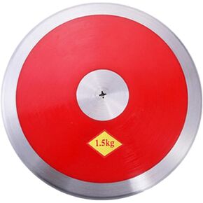 قرص رمي من النايلون بوزن 1.5 كجم (3.3 رطل) مع حافة فولاذية - معدات تدريب اللياقة البدنية للتدريب والتخييم الصيفي والترفيه في الهواء الطلق in Kuwait