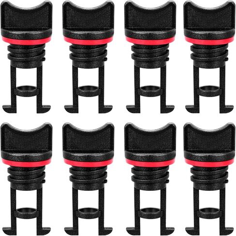 Ouligay 8pcs Kayak Plugs Kayak Drain Plugs Hull Thread Drain Plugs Canoe Boat Plug Boat Drain Plug Scupper Plugs Thread Drain Plugs Lifetime Kayak Accessories for Kayak Dinghy Canoe Boat in Kuwait