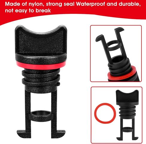 Ouligay 8pcs Kayak Plugs Kayak Drain Plugs Hull Thread Drain Plugs Canoe Boat Plug Boat Drain Plug Scupper Plugs Thread Drain Plugs Lifetime Kayak Accessories for Kayak Dinghy Canoe Boat in Kuwait