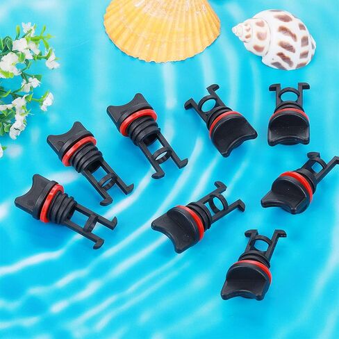 Ouligay 8pcs Kayak Plugs Kayak Drain Plugs Hull Thread Drain Plugs Canoe Boat Plug Boat Drain Plug Scupper Plugs Thread Drain Plugs Lifetime Kayak Accessories for Kayak Dinghy Canoe Boat in Kuwait