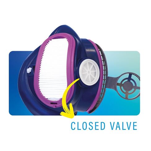 GVS ELIPSE Elastomeric Half Mask Respirator with Source Control with Replaceable and Reusable Filters Included, size S/M in Kuwait