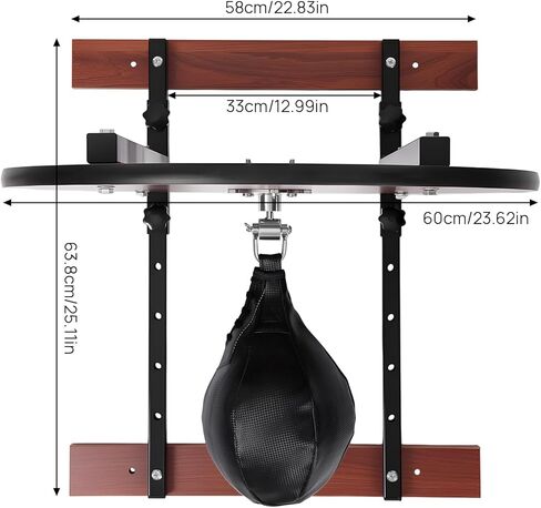 LOYALHEARTDY Speed Bag Platform Speed Bag Stand for Boxing Punching Practice, Height Adjustable Boxing Training Equipment 360° Swivel Speed Bag Platform Kit for Boxing and Fitness Enthusiasts in Saudi Arabia