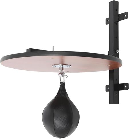 مجموعة منصة حقيبة السرعة، منصة حقيبة السرعة المثبتة على الحائط مع كرة اللكم ودوران 360 درجة، معدات تدريب الملاكمة شديدة التحمل بارتفاع قابل للتعديل للمنازل وصالات الألعاب الرياضية والشركات والمدارس وما إلى ذلك in Kuwait