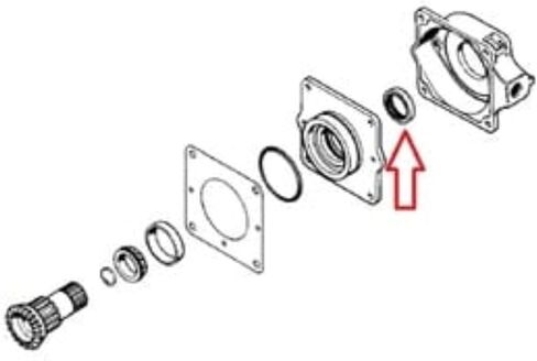 REPLACEMENTKITS.COM Brake Backing Plate Oil Seal Compatible with Case Some Backhoes 480 & 580 Series & Forklifts (Replaces A39273) in Saudi Arabia