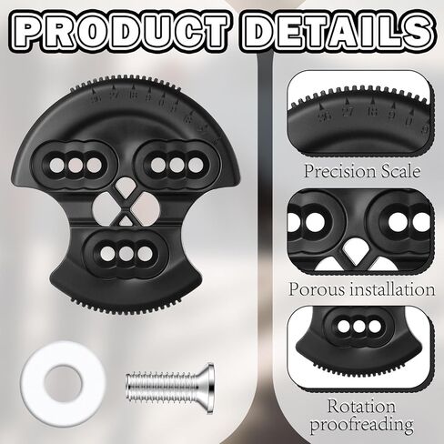 18 Pcs 3D Hinge Discs Hardware Kit 2 Sets Black Hinge Discs 8 Pairs Screws and Washers for Snowboard Ski Winter Sports Equipment Systems in Saudi Arabia