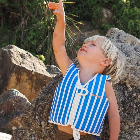SUNNYLiFE Swim Vest, 1-2 Years, Blue, EPE/Natural Rubber/Polyester, 13.39x12.6x1.77 Inches, 1.27 lbs, Tino The Tiger Design in Saudi Arabia