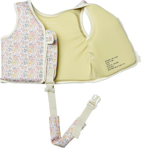 SUNNYLiFE Swim Vest, 2-3 Years, Into The Garden Ditsy Floral, EPE/Natural Rubber/Polyester, 14.57x12.8x1.97 Inches, 1.38 lbs in Saudi Arabia