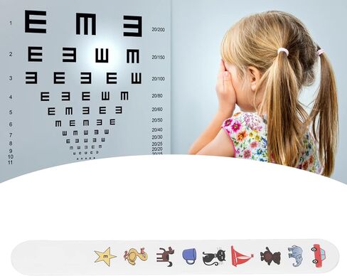 Fixation Stick Vision Tester, Coating Thicken, Clear Colorful Animal Patterns, Kids Vision Optometry Test Card, 2 Sizes(#1) in Saudi Arabia