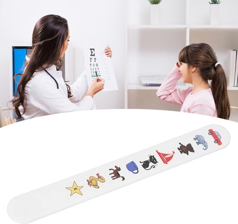 Fixation Stick Vision Tester, Coating Thicken, Clear Colorful Animal Patterns, Kids Vision Optometry Test Card, 2 Sizes(#1) in Saudi Arabia