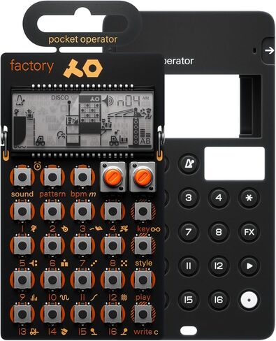 teenage engineering Pocket Operator PO-16 Factory and CA-X Silicon Pro-Case Black Bundle in Kuwait