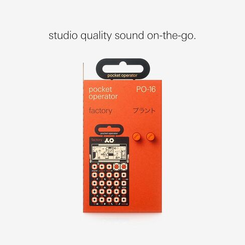 teenage engineering Pocket Operator PO-16 Factory and CA-X Silicon Pro-Case Black Bundle in Kuwait