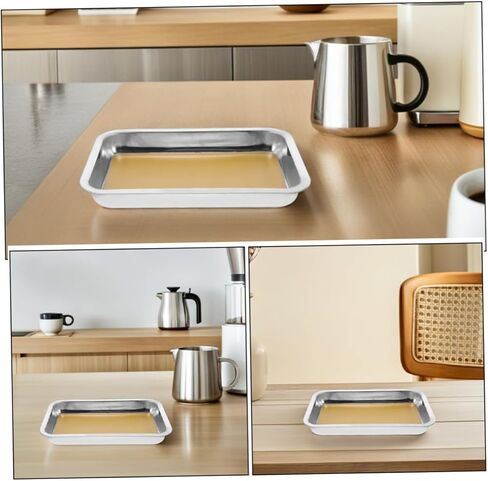 صينية تشريح من الفولاذ المقاوم للصدأ قطعتين من ستوبازا مع قاعدة شمع، أداة بيولوجية احترافية لمختبرات الجامعة، سهلة التنظيف ومتعددة الاستخدامات للتعليم والبحث in Kuwait