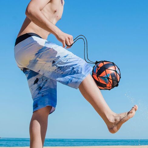 4 قطع شبكة كرة قدم للأطفال، شبكة مرنة لتدريب كرة القدم بدون استخدام اليدين (تناسب مقاس الكرة 3، 4، 5) in Kuwait