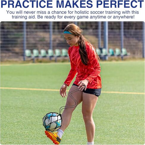 4 قطع شبكة كرة قدم للأطفال، شبكة مرنة لتدريب كرة القدم بدون استخدام اليدين (تناسب مقاس الكرة 3، 4، 5) in Kuwait