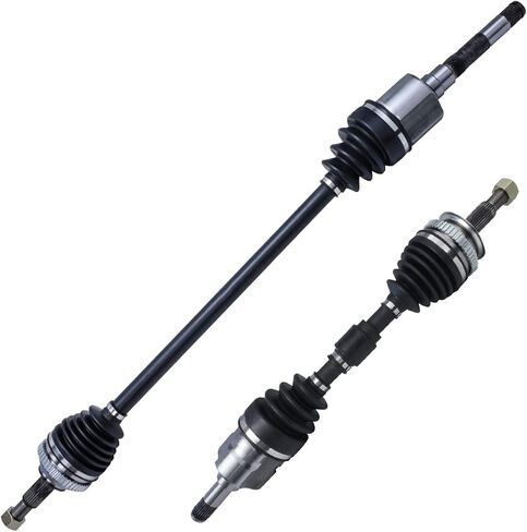 Detroit Axle-أمامي 2PC U-Coint Axles لـ 94-01 Dodge RAM 1500 ، 94-97 RAM 2500 ، 2 U-Coint Axle Mawts Assembly 1994 1995 1996 1997 replimation in Kuwait