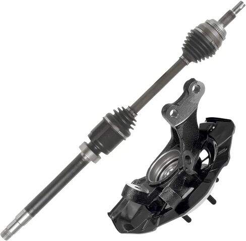 Detroit Axle-أمامي 2PC U-Coint Axles لـ 94-01 Dodge RAM 1500 ، 94-97 RAM 2500 ، 2 U-Coint Axle Mawts Assembly 1994 1995 1996 1997 replimation in Kuwait