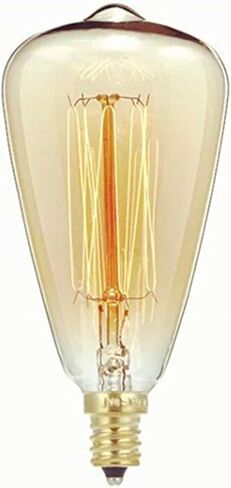 Bulb Lamp Reproduction 40 Watt E14 ST48 Dimmable Incandescent Vintage Light Bulb 40W Warm White 220-240V(10 pcs) in Saudi Arabia