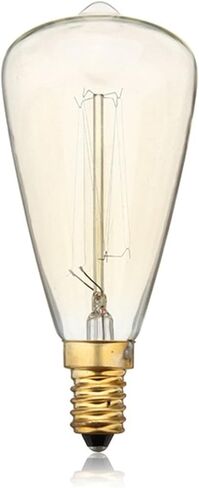 Bulb Lamp Reproduction 40 Watt E14 ST48 Dimmable Incandescent Vintage Light Bulb 40W Warm White 220-240V(10 pcs) in Saudi Arabia