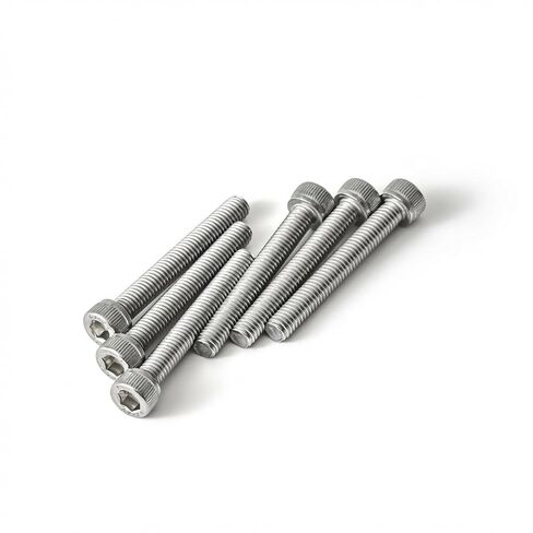 M5 x 16mm (50 Pack) Socket Head Cap Screws, 304 Stainless Steel Bolts with Hex Spanner, Allen Socket Drive, Full Thread, Bright Finish in Saudi Arabia