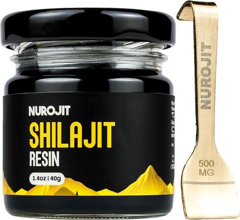 Pure Shilajit Resin, Pure Himalayan Shilajit for Men and Women with 78%+ Fulvic Acid, Mineral Complex, 3rd Party Lab Tested, Natural Organic Resin, Vegan, Gluten Free, Daily Supplement 40g in Saudi Arabia