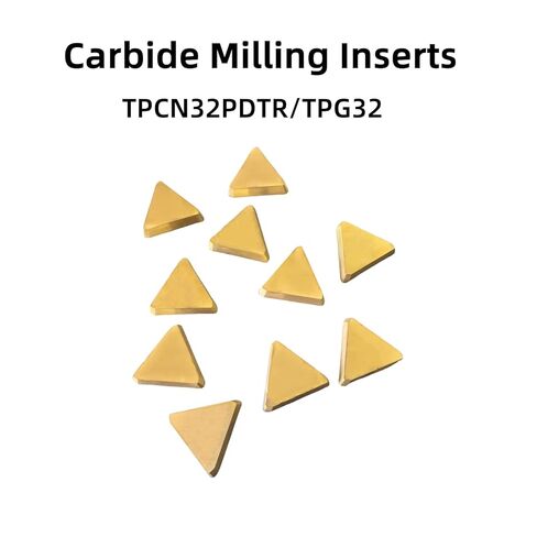 10 قطعة إدراجات طحن كربيد ل TPCN32PDTR TPG32 ، إدراجات تورينج كربيد القواطع للمخارط والمطاحن النهائية القابلة للفهرسة in Kuwait