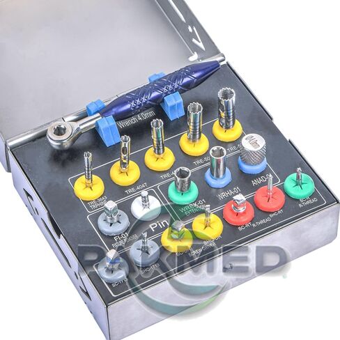 مجموعة إزالة زراعة الأسنان مع مفتاح ربط بسقاطة 4.00 ملم in Kuwait