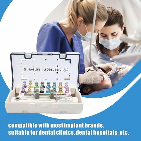 universal implant driver kit,High Precision Dental Implant Torque Wrench，16pcs screwdriver for dental implant,Torque Value of 10-70Ncm,Autoclavable Universal Implant Kit in Kuwait