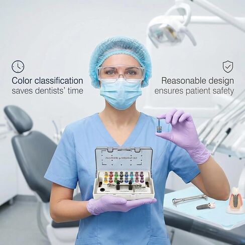 universal implant driver kit,High Precision Dental Implant Torque Wrench，16pcs screwdriver for dental implant,Torque Value of 10-70Ncm,Autoclavable Universal Implant Kit in Kuwait