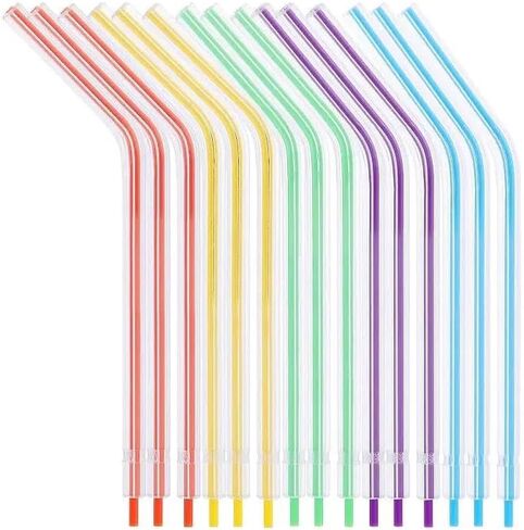 200 PCS of Colorful Disposable Spray Nozzles Tips For 3-Way Air Water Syringe in Kuwait