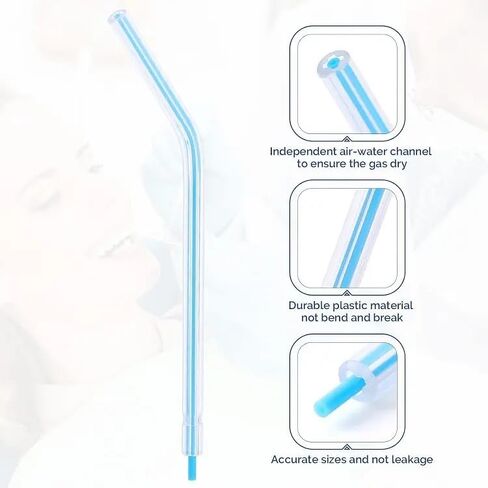 200 PCS of Colorful Disposable Spray Nozzles Tips For 3-Way Air Water Syringe in Kuwait