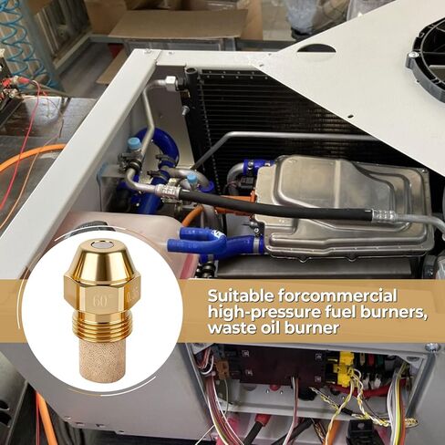 4Pcs Oil Burner Nozzle Fit for Aqua Hot, 0.35GPH 60 Degree Fuel Nozzle Brass Pressure Burner Oil Nozzles Replacement in Kuwait