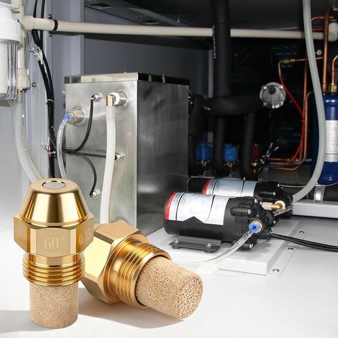 4Pcs Oil Burner Nozzle Fit for Aqua Hot, 0.35GPH 60 Degree Fuel Nozzle Brass Pressure Burner Oil Nozzles Replacement in Kuwait