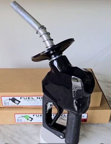 11BP-0400 Fuel Nozzle, 3/4" Black, Pressure Sensitive, Automatic Stop, 3 speed lock plate, Splash Guard, 2-Piece Scuff Guard, similar fit and quality as OPW11BP0400 in Saudi Arabia