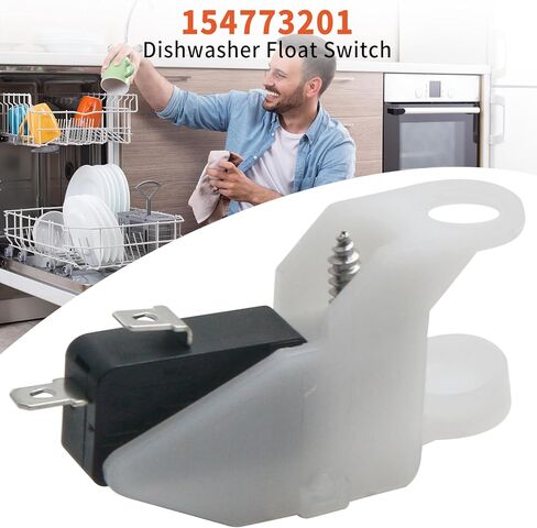 154773201 Dishwashers Water Level Float Switch Assembly for Frigidaire Gibson Electrolux Westinghouse Sears Kenmore Compatible With 154209801、154386601、154408701、1864244、AP4982393 in Saudi Arabia