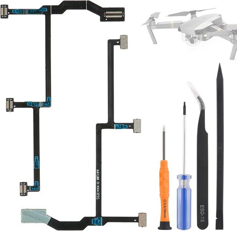 2 قطعة لـ DJI Mavic Pro Gimbal كابل شريط PCB مسطح بديل لكاميرا Mavic Pro البلاتينية ملحقات كابل مرن للطائرات بدون طيار مع أدوات إصلاح in Kuwait