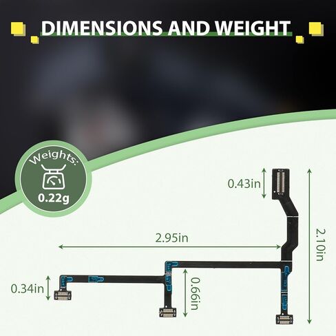 2 قطعة لـ DJI Mavic Pro Gimbal كابل شريط PCB مسطح بديل لكاميرا Mavic Pro البلاتينية ملحقات كابل مرن للطائرات بدون طيار مع أدوات إصلاح in Kuwait