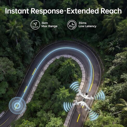 طقم CADDXFPV Walksnail Ascent Lite VTX - Air Unit Pro لطائرة FPV بدون طيار، نظام نقل رقمي مع رؤية ليلية، صور عالية الدقة 1080P/60FPS، 147 درجة FOV، زمن وصول منخفض 35 مللي ثانية، نطاق أقصى 3 كم، مستشعر 1/1.8 بوصة لهواة RC/FPV والتطبيقات متعددة الاستخدامات in Kuwait