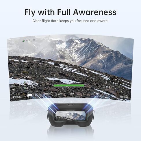 طقم CADDXFPV Walksnail Ascent Lite VTX - Air Unit Pro لطائرة FPV بدون طيار، نظام نقل رقمي مع رؤية ليلية، صور عالية الدقة 1080P/60FPS، 147 درجة FOV، زمن وصول منخفض 35 مللي ثانية، نطاق أقصى 3 كم، مستشعر 1/1.8 بوصة لهواة RC/FPV والتطبيقات متعددة الاستخدامات in Kuwait