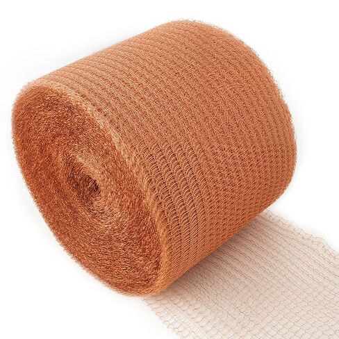 MUZIK Heavy Duty Copper Mesh, 5" x 200 ft Rodent Barrier Mesh, Snake Proof Rustproof Wire Screen for DIY, Vents, Ductwork, Weep Holes in Saudi Arabia