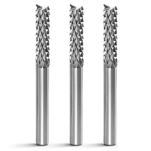 3 قطع من رؤوس الأدوات الدوارة لطحن كربيد التنجستن على شكل نهاية الأسطوانة لتحديد معالم المعادن وإزالة الأزيز، قطع مزدوج مع ساق 1/4 بوصة (SB-1: قطر القطع 1/4 بوصة × الطول 4/5 بوصة) in Kuwait