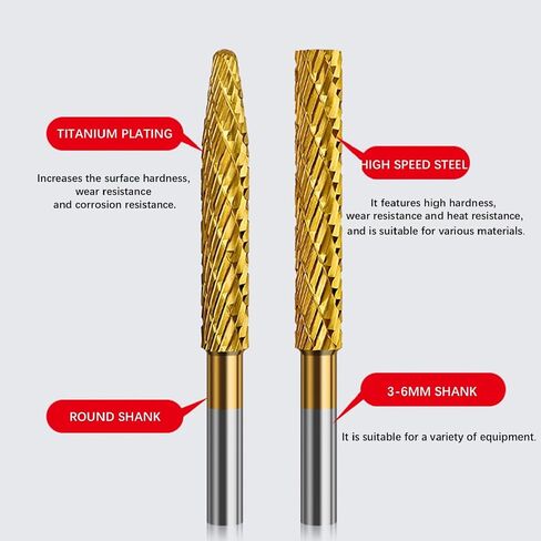 مجموعة مثاقب كربيد مطلية بالتيتانيوم من ACCUFINE لقمة إزالة الأزيز الخشبية ومثاقب قطع الخشب لقم مثقاب كربيد للأخشاب 9 قطعة in Kuwait