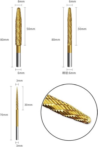 مجموعة مثاقب كربيد مطلية بالتيتانيوم من ACCUFINE لقمة إزالة الأزيز الخشبية ومثاقب قطع الخشب لقم مثقاب كربيد للأخشاب 9 قطعة in Kuwait